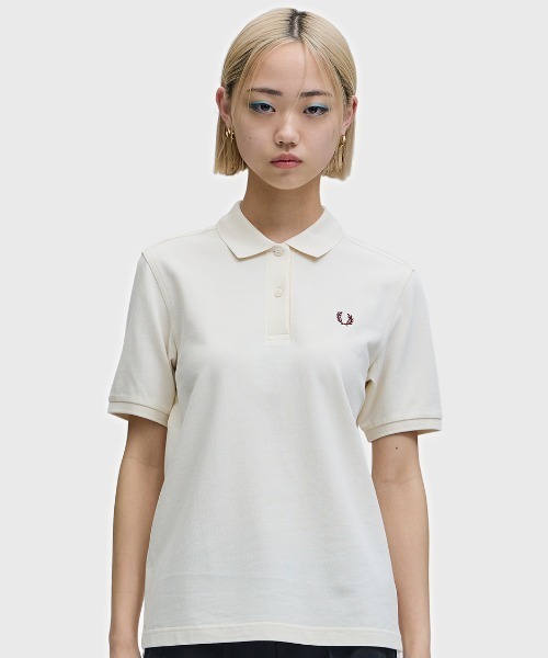 新品　フレッドペリー　ポロシャツ白 Sheer Tipped Polo Shirt(10 129：SNOW WHITE): | FRED PERRY JAPAN