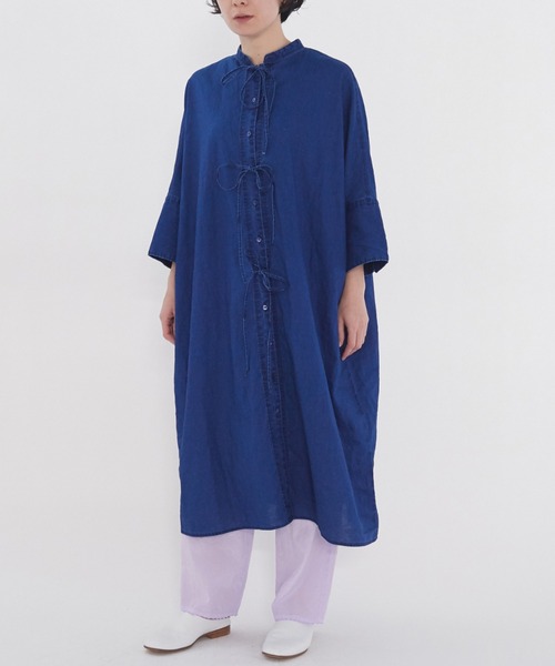 yuni（ユニ ）の「インディゴ コットンリネン ストリングス