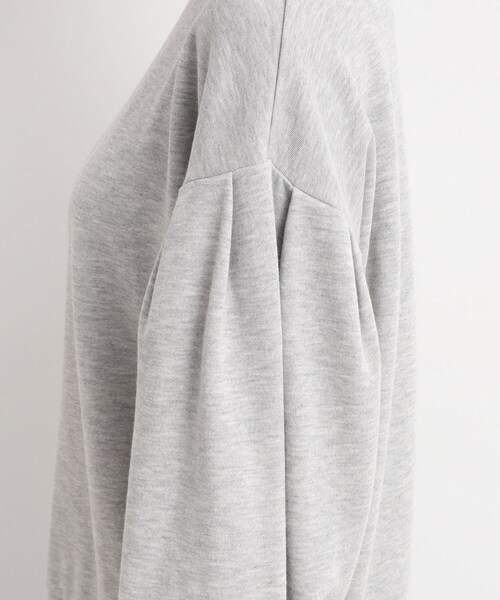 DRESKIP(ドレスキップ)の「◆【大人のためのスウェット】衿フリルレ-スのレイヤード風(スウェット・レディース・グレー/オフホワイト/ブラック・03/02)」の8枚目の写真