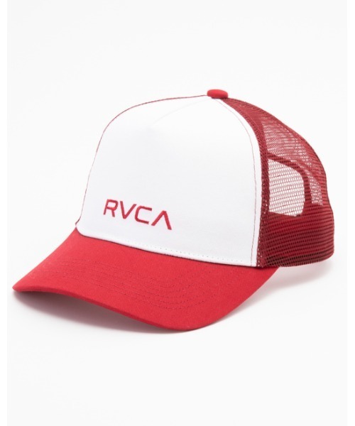 RVCA（ルーカ）の「RVCA メンズ  SMALL RVCA TRUCKER キャップ【2023年春夏モデル】/ルーカ（キャップ・メンズ・ブラック/パープル/ブルー/ワインレッド/ホワイト×ブラック・FREE）」の5枚目の写真