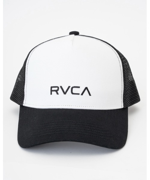 RVCA（ルーカ）の「RVCA メンズ  SMALL RVCA TRUCKER キャップ【2023年春夏モデル】/ルーカ（キャップ・メンズ・ブラック/パープル/ブルー/ワインレッド/ホワイト×ブラック・FREE）」の6枚目の写真