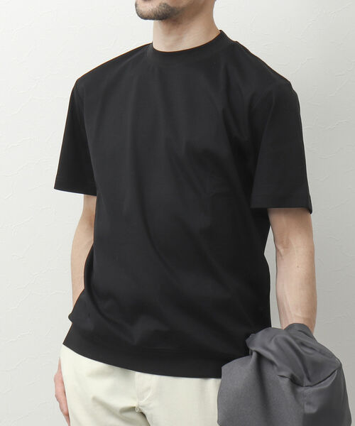 NOLLEY'S goodman（ノーリーズグッドマン）の「シルケットスムース ジャケット用Tシャツ（Tシャツ/カットソー・メンズ・ホワイト/ネイビー/ブラック・L/M/S/XL）」の22枚目の写真