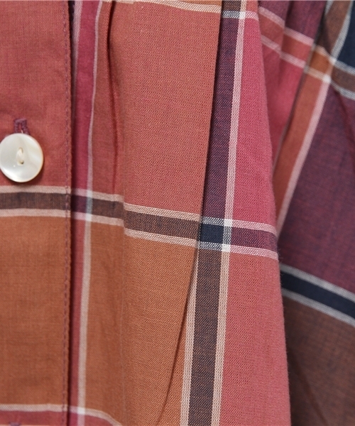 Kastane（カスタネ）の「チェックシャツワンピース（ワンピース・レディース・ピンク/ネイビー・FREE）」の8枚目の写真