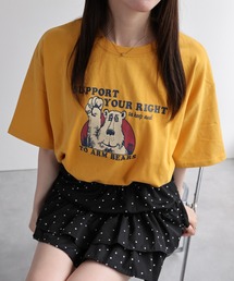 LAC-VERT（ラック・ヴェール）の「【累計販売枚数2万枚突破】ベアプリントＴシャツ（Tシャツ/カットソー）」