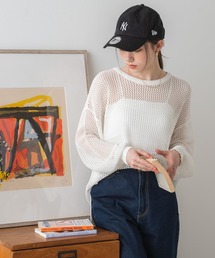 WEGO | WEGO/メッシュニットプルオーバー(ニット/セーター)