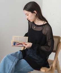 WEGO | WEGO/メッシュニットプルオーバー(ニット/セーター)