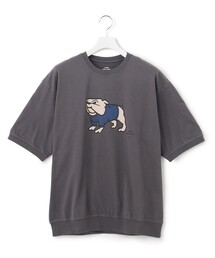 【UNISEX】ブルドッグプリントTシャツ