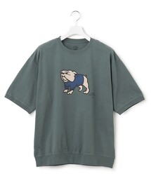 【UNISEX】ブルドッグプリントTシャツ