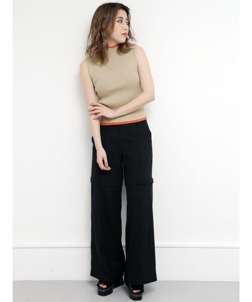 MURUA（ムルーア）の「変形ウェッジサマーサンダル（サンダル・レディース・アイボリー/ブラック・22.5/23.5/24.5）」の5枚目の写真