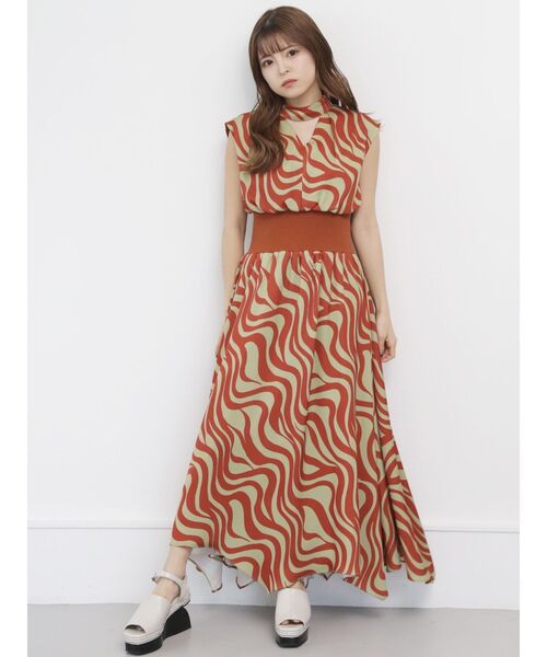 MURUA（ムルーア）の「変形ウェッジサマーサンダル（サンダル・レディース・アイボリー/ブラック・22.5/23.5/24.5）」の4枚目の写真