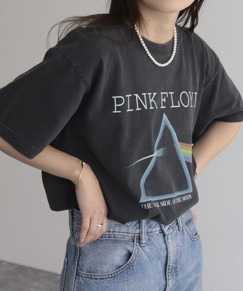 GOOD ROCK SPEED(グッドロックスピード)の「【GOOD ROCK SPEED/グッドロックスピード】BAND T(Tシャツ/カットソー・レディース・ブラック/チャコールグレー・FREE)」の2枚目の写真