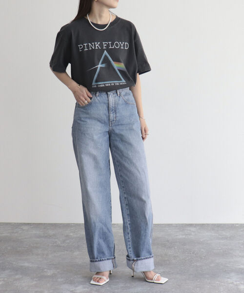 GOOD ROCK SPEED(グッドロックスピード)の「【GOOD ROCK SPEED/グッドロックスピード】BAND T(Tシャツ/カットソー・レディース・ブラック/チャコールグレー・FREE)」の3枚目の写真