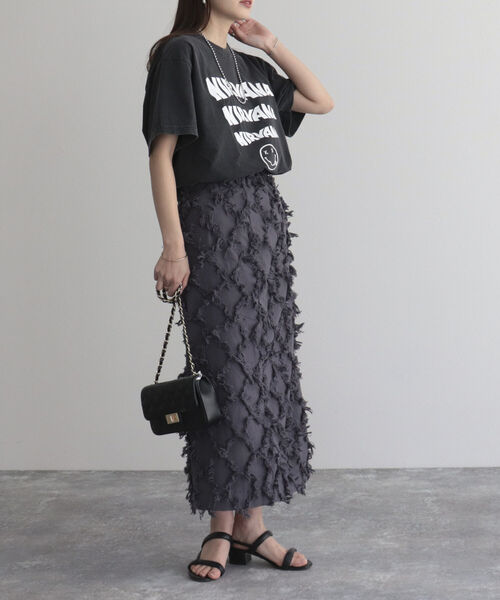GOOD ROCK SPEED(グッドロックスピード)の「【GOOD ROCK SPEED/グッドロックスピード】BAND T(Tシャツ/カットソー・レディース・ブラック/チャコールグレー・FREE)」の19枚目の写真