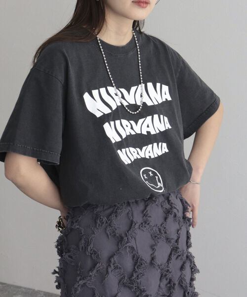 GOOD ROCK SPEED(グッドロックスピード)の「【GOOD ROCK SPEED/グッドロックスピード】BAND T(Tシャツ/カットソー・レディース・ブラック/チャコールグレー・FREE)」の13枚目の写真