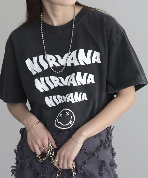 GOOD ROCK SPEED(グッドロックスピード)の「【GOOD ROCK SPEED/グッドロックスピード】BAND T(Tシャツ/カットソー・レディース・ブラック/チャコールグレー・FREE)」の16枚目の写真