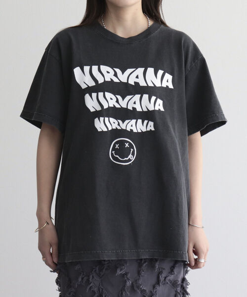 GOOD ROCK SPEED(グッドロックスピード)の「【GOOD ROCK SPEED/グッドロックスピード】BAND T(Tシャツ/カットソー・レディース・ブラック/チャコールグレー・FREE)」の7枚目の写真