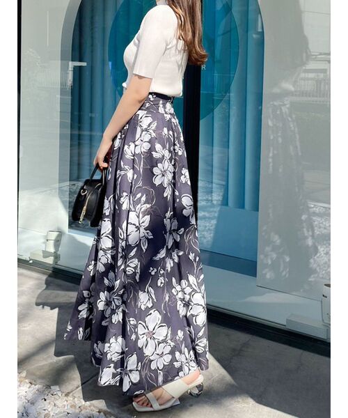 MERCURYDUO（マーキュリーデュオ）の「2WAYスリットボトルネックハーフスリーブニット（ニット/セーター・レディース・ミント/ライトブルー/チャコールグレー/パープル/オフホワイト・FREE）」の22枚目の写真