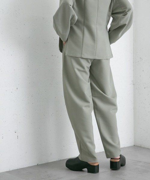 KBF(ケイビーエフ)の「コクーンシルエットパンツ(その他パンツ・レディース・グリーン系その他/ブラウン・ONE)」の8枚目の写真