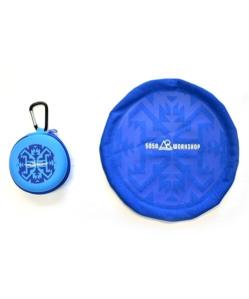 5050WORKSHOP(フィフティーフィフティーワークショップ)の「5050WORKSHOP FOLDING FLYING DISK フライングディスク(おもちゃ・キッズ・ブラック/オレンジ/ブルー・FREE)」の11枚目の写真