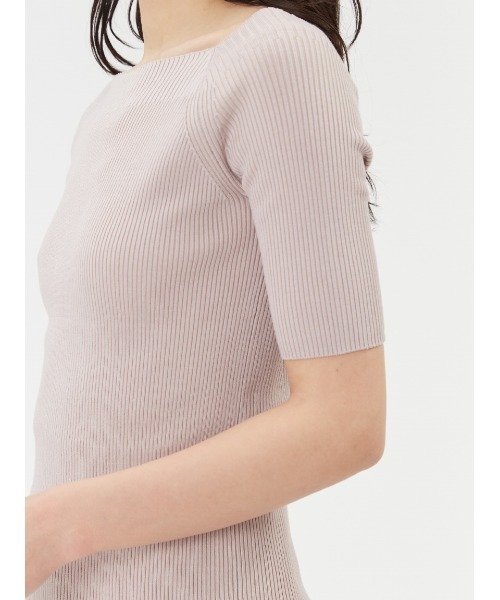 FRAY I.D（フレイアイディー）の「テンセルシルクデコルテリブニット（ニット/セーター・レディース・ブラック/ライトピンク/ホワイト/ライトブルー・FREE）」の15枚目の写真