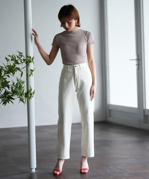 三連休限定値下げ☆Bibiy B.PUFF KNIT Pink 半袖 ニット B PUFF KNIT