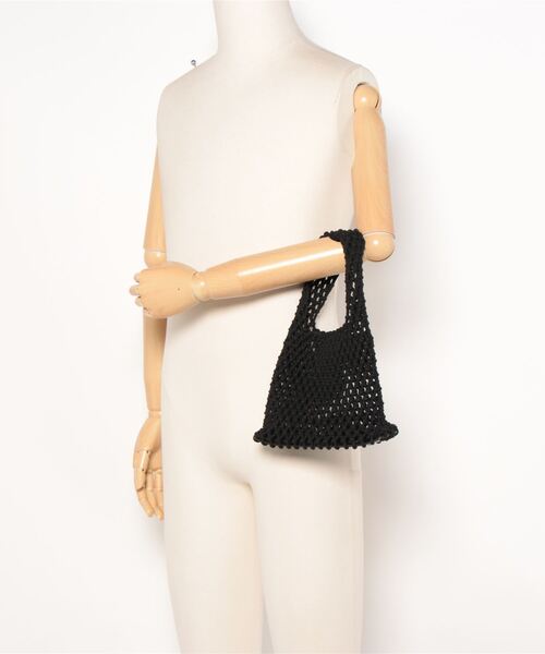 Ritzy（リッツィー）の「ネットデザインミニトートバッグ（トートバッグ・レディース・ブラック/ブルー/ホワイト/ピンク/グリーン/イエロー/ベージュ・FREE）」の22枚目の写真