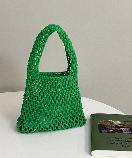 Ritzy（リッツィー）の「ネットデザインミニトートバッグ（トートバッグ・レディース・ブラック/ブルー/ホワイト/ピンク/グリーン/イエロー/ベージュ・FREE）」の18枚目の写真