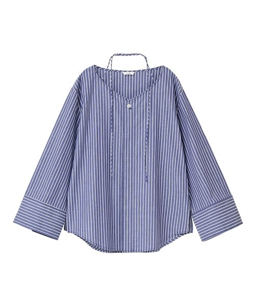 CLANE（クラネ）の「CLANE/クラネ/DECOLLETE LINE BLOUSE（シャツ 