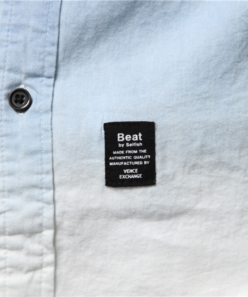 VENCEEXCHANGE（ヴァンスエクスチェンジ）の「デニムグラデーションシャツ5LS       （シャツ/ブラウス・メンズ・ブルー・SMALL/LARGE/MEDIUM）」の10枚目の写真