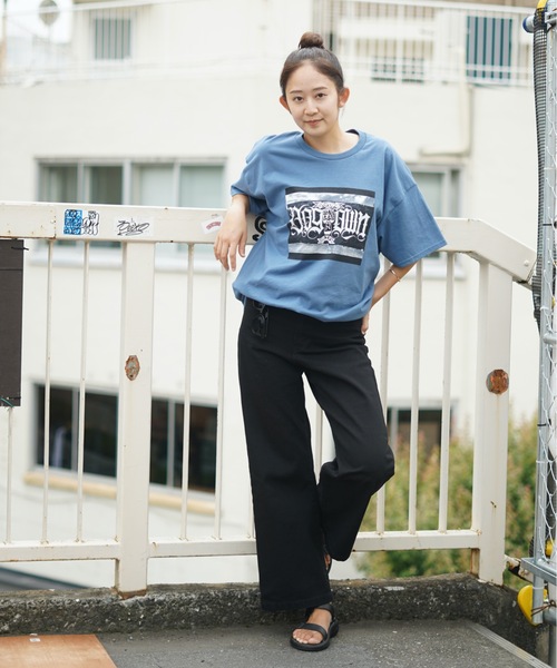 DOGTOWN（ドッグタウン）の「DT WALL SP1 S/S T-SHIRTS/DOGTOWN(ドッグタウン）半袖Tシャツ（Tシャツ/カットソー・メンズ・ホワイト/インディゴブルー/ブラック・MEDIUM/LARGE/X-LARGE）」の16枚目の写真