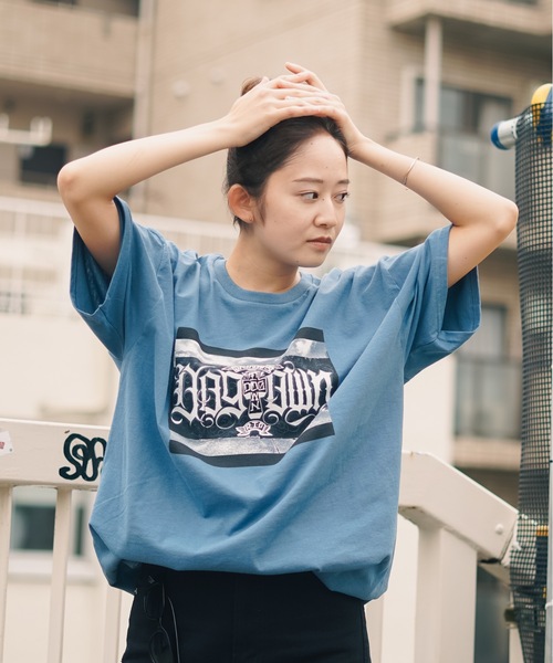 DOGTOWN（ドッグタウン）の「DT WALL SP1 S/S T-SHIRTS/DOGTOWN(ドッグタウン）半袖Tシャツ（Tシャツ/カットソー・メンズ・ホワイト/インディゴブルー/ブラック・MEDIUM/LARGE/X-LARGE）」の15枚目の写真