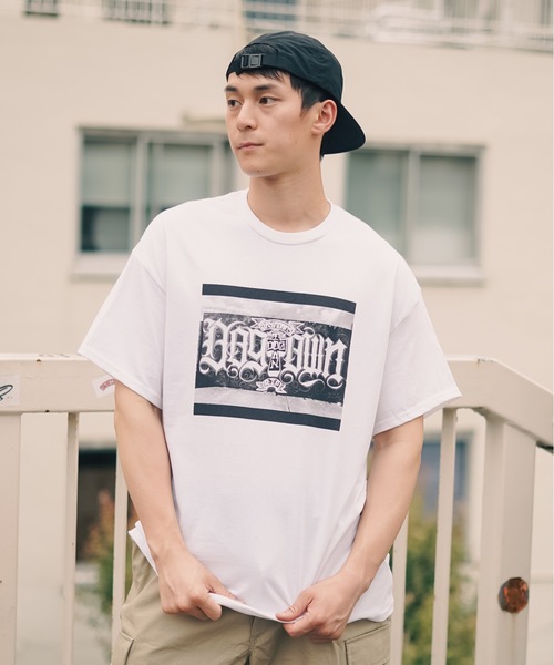DOGTOWN（ドッグタウン）の「DT WALL SP1 S/S T-SHIRTS/DOGTOWN(ドッグタウン）半袖Tシャツ（Tシャツ/カットソー・メンズ・ホワイト/インディゴブルー/ブラック・MEDIUM/LARGE/X-LARGE）」の12枚目の写真