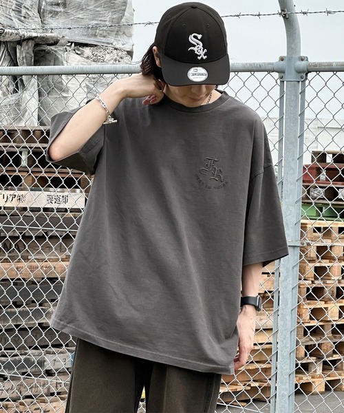 kutir(クティール)の「エンボスピグメントTシャツ(Tシャツ/カットソー・メンズ・スミクロ/ブルー・MEDIUM/LARGE)」の21枚目の写真