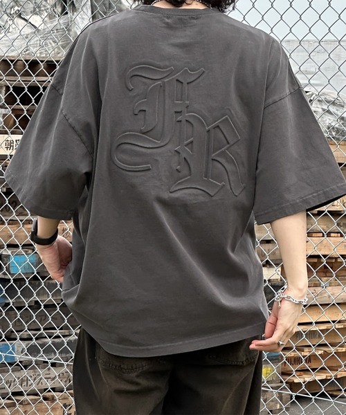 kutir(クティール)の「エンボスピグメントTシャツ(Tシャツ/カットソー・メンズ・スミクロ/ブルー・MEDIUM/LARGE)」の22枚目の写真