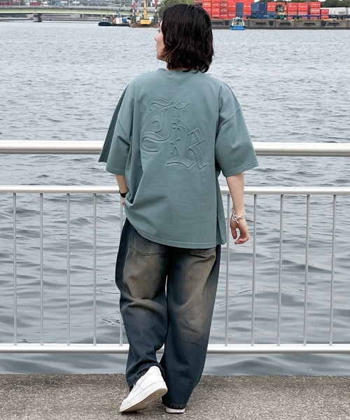kutir(クティール)の「エンボスピグメントTシャツ(Tシャツ/カットソー・メンズ・スミクロ/ブルー・MEDIUM/LARGE)」の20枚目の写真