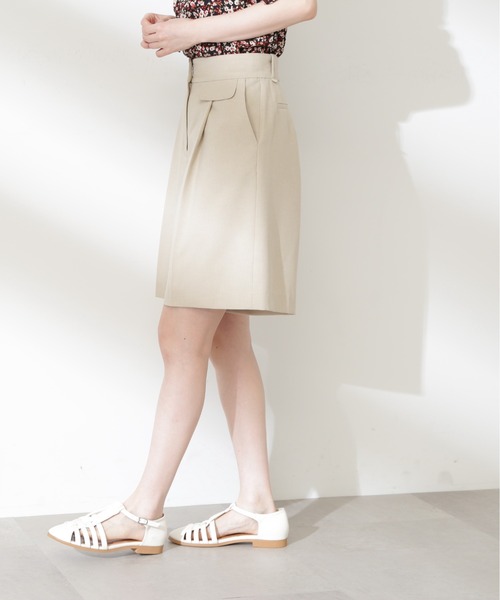 N.（N. Natural Beauty Basic）（エヌエヌナチュラルビューティーベーシック）の「◆フラップポケットハーフパンツ（その他パンツ・レディース・サンドベージュ/チャコール・MEDIUM）」の15枚目の写真