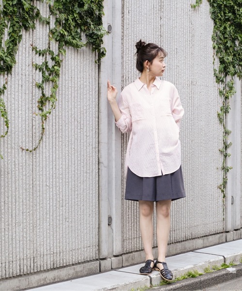 N.（N. Natural Beauty Basic）（エヌエヌナチュラルビューティーベーシック）の「◆フラップポケットハーフパンツ（その他パンツ・レディース・サンドベージュ/チャコール・MEDIUM）」の19枚目の写真