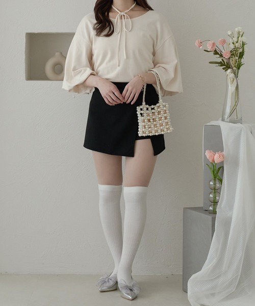 Ambre Neige(アンブルネージュ)の「2WAYパフスリーブトップス/【WEB/EC限定商品】(Tシャツ/カットソー・レディース・アイボリー/ベージュ・FREE)」の17枚目の写真