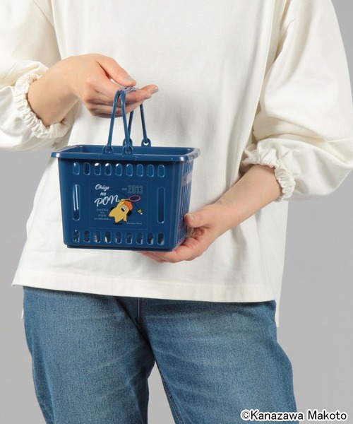 niko and（ニコアンド）の「【おひげのポン】コラボミニプラカゴ