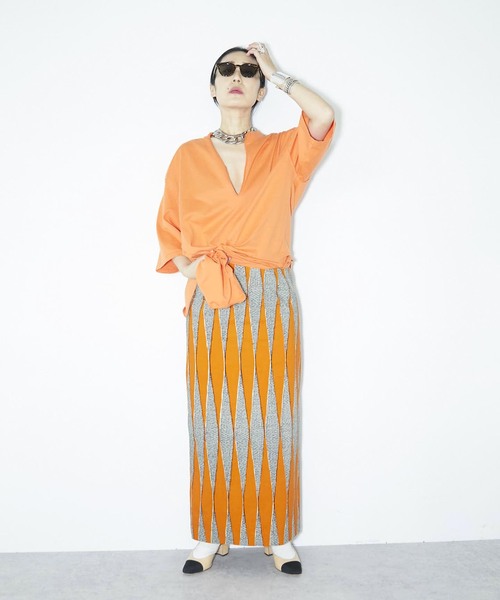 CITYSHOP AFRICAN WAX PRINT スカート 38 セール】AFRICAN WAX PRINT スカート（スカート）｜CITYSHOP
