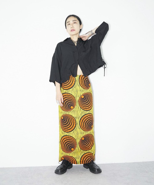セール】AFRICAN WAX PRINT スカート（スカート）｜CITYSHOP