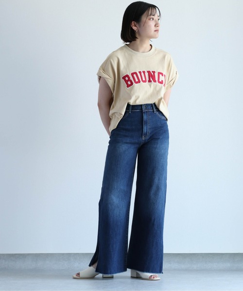 cepo（セポ）の「デニムスリットバギーパンツ（デニムパンツ・レディース・ブルー系3/ブルー系2・S/M/L）」の5枚目の写真