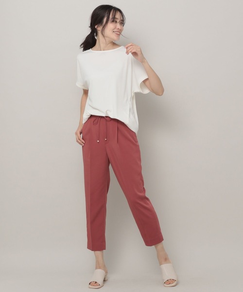 Elura（エルーラ）の「サマーイージーケアフレンチプルオーバー（Tシャツ/カットソー・レディース・ブラック/ホワイト・MEDIUM/LARGE）」の5枚目の写真