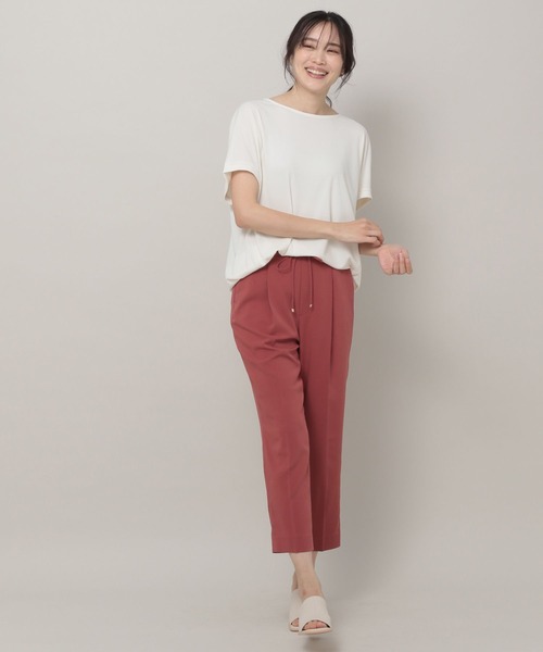 Elura（エルーラ）の「サマーイージーケアフレンチプルオーバー（Tシャツ/カットソー・レディース・ブラック/ホワイト・MEDIUM/LARGE）」の11枚目の写真