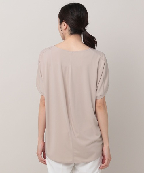 Elura（エルーラ）の「サマーイージーケアフレンチプルオーバー（Tシャツ/カットソー・レディース・ブラック/ホワイト・MEDIUM/LARGE）」の4枚目の写真