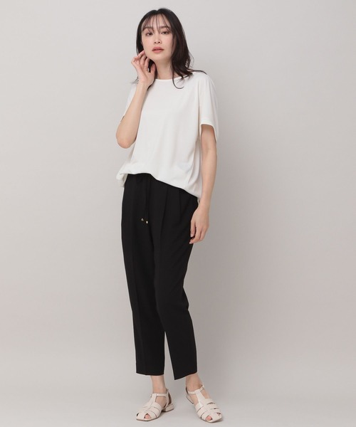 Elura（エルーラ）の「サマーイージーケアフレンチプルオーバー（Tシャツ/カットソー・レディース・ブラック/ホワイト・MEDIUM/LARGE）」の3枚目の写真