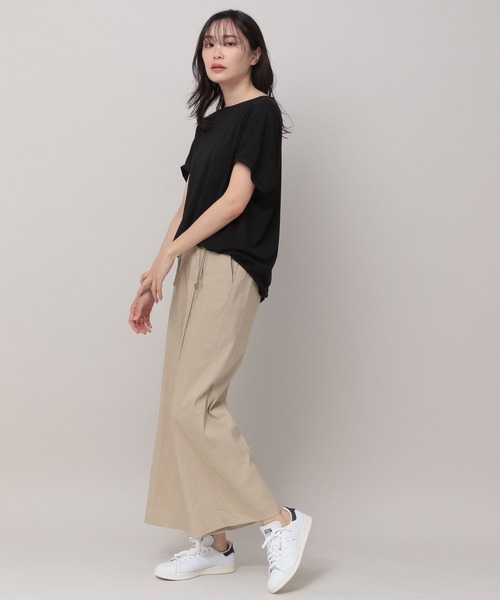 Elura（エルーラ）の「サマーイージーケアフレンチプルオーバー（Tシャツ/カットソー・レディース・ブラック/ホワイト・MEDIUM/LARGE）」の21枚目の写真