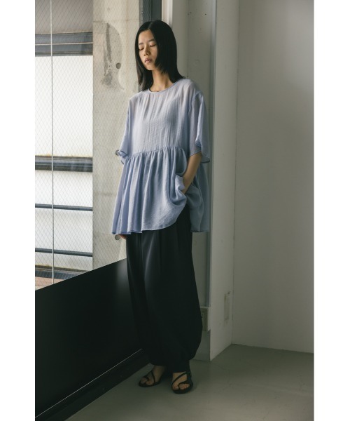 TIERED TOP ティアードトップス STYLEMIXER（スタイルミキサー）の「ティアードギャザーシアー