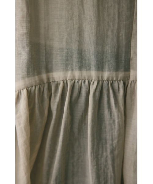 STYLEMIXER（スタイルミキサー）の「ティアードギャザーシアートップ（シャツ/ブラウス・レディース・ブラック/サックスブルー/ベージュ・FREE）」の18枚目の写真