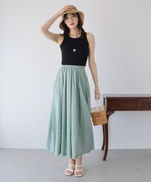 BLUEEAST | 丈が選べるストライプギャザースカート(スカート)